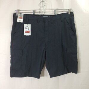 NEW Wrangler ATG Cargo Shorts All Terrain Dark Gray NWT Cotton/Nylon Stretch 46